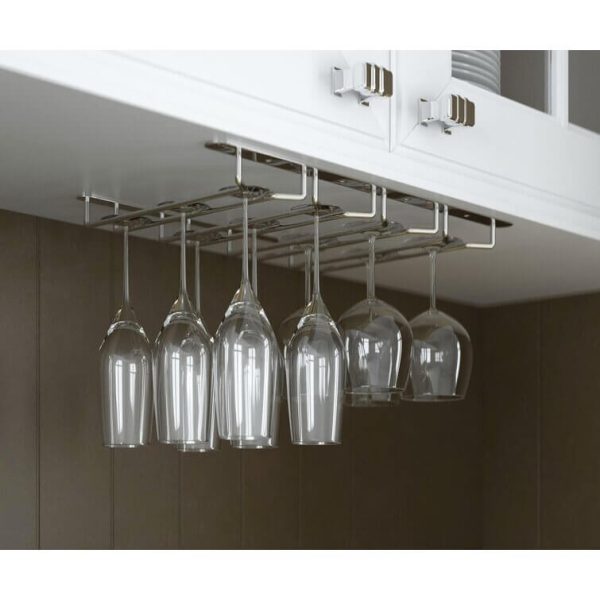 Restaurant red wine glass storage rack - Image 3
