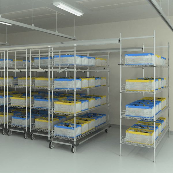 Warehouse removable storage racks, save space, storage racks mobile shelves - Image 3