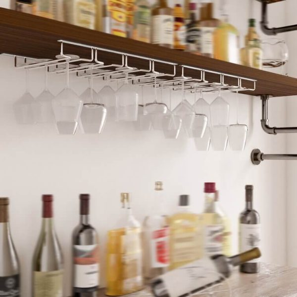 Restaurant red wine glass storage rack - Image 5