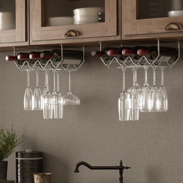Restaurant red wine glass storage rack - Image 4