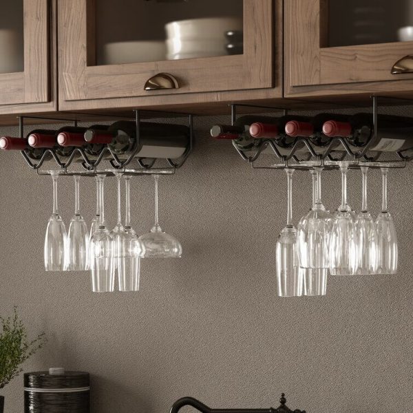 Restaurant red wine glass storage rack - Image 12