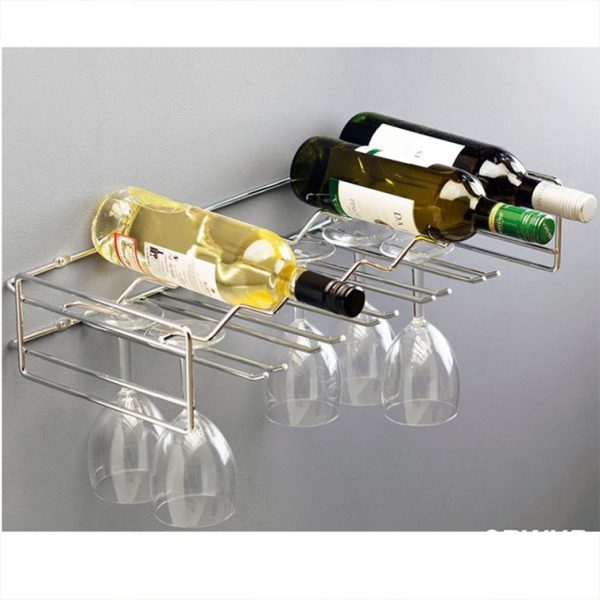 Restaurant red wine glass storage rack - Image 16